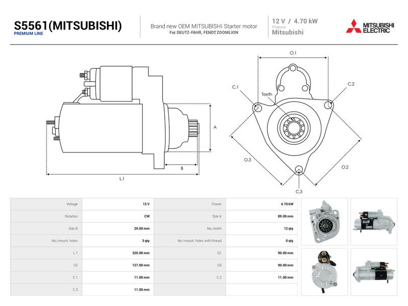 Prekės atitinka OEM kodą: M9T50471