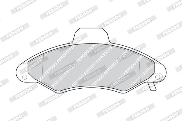 FERODO FDB1276 Brake Pad Set, disc brake