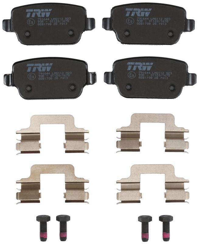 TRW GDB1708 Brake Pad Set, disc brake