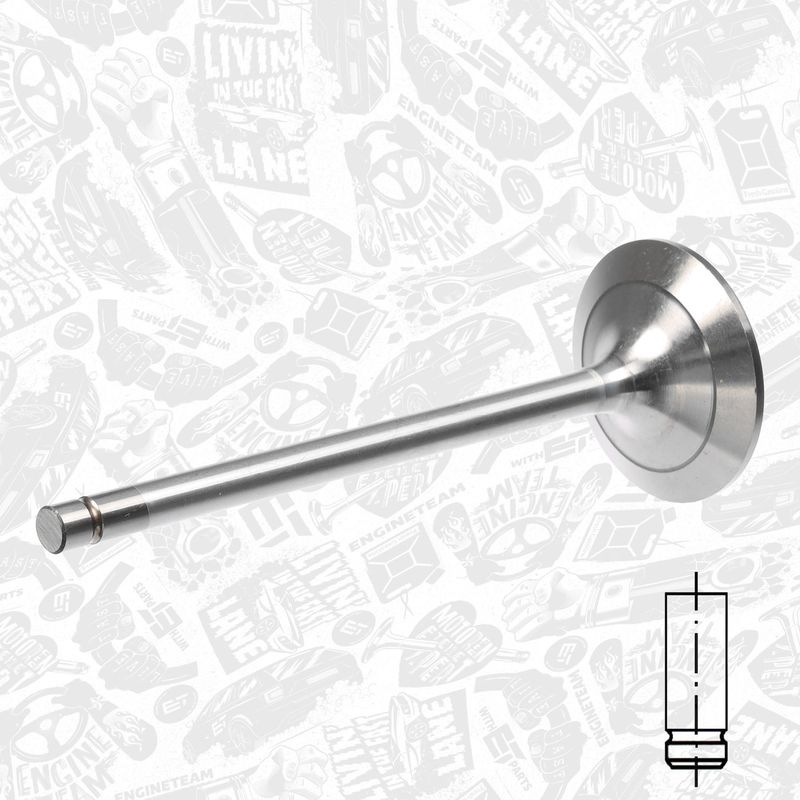 Product Image - Inlaatklep - VI0184 - ET ENGINETEAM