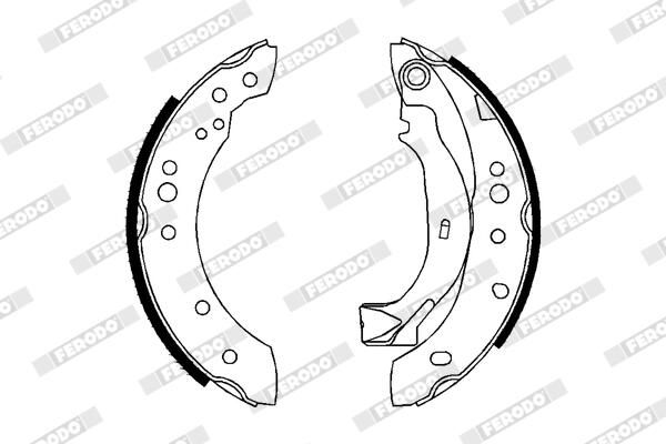 FERODO FSB626 Brake Shoe Set