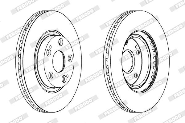FERODO DDF1401C Brake Disc