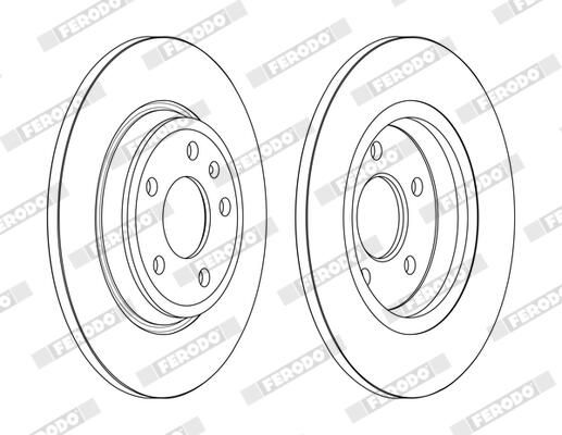 FERODO DDF2599C Brake Disc