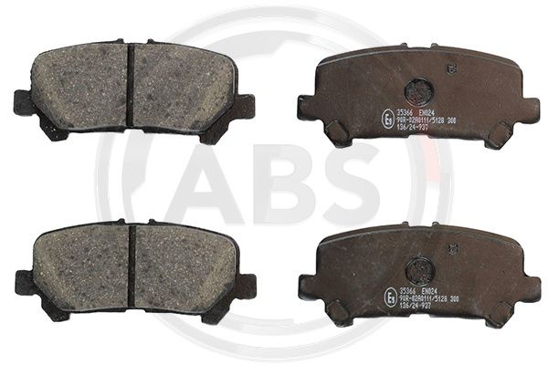 A.B.S. Stabdžių trinkelių rinkinys, diskinis stabdys