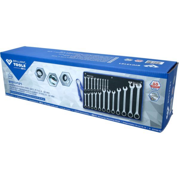KS TOOLS BT013121 Ratchet Ring Spanner
