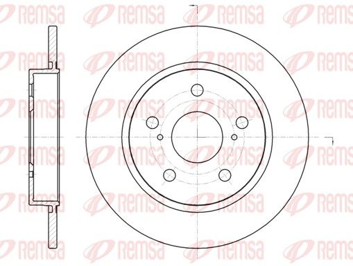 Гальмівний диск, Remsa 61044.00