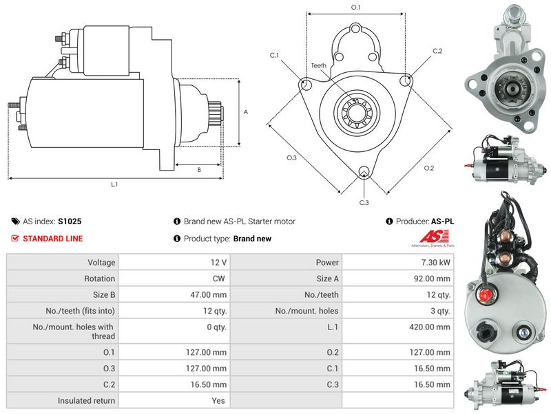 AS-PL S1025 Starter