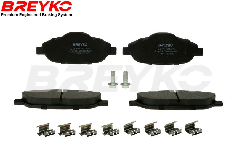 DAVID VASCO Q1761 Brake Pad Set, disc brake