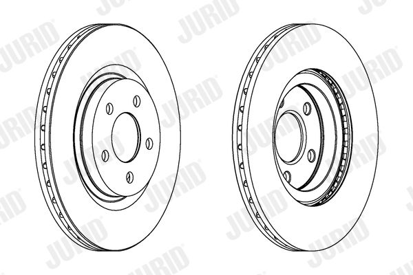 JURID 562524JC Brake Disc