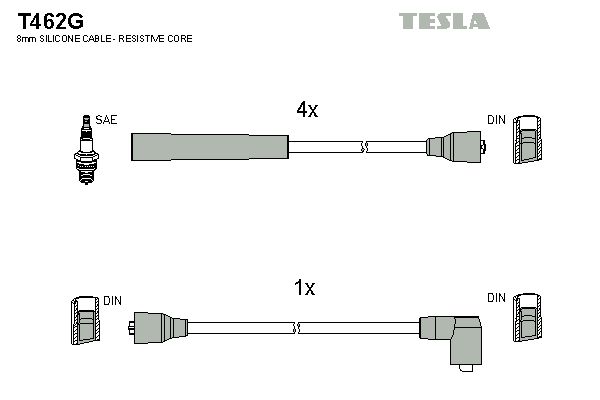 Комплект електропроводки TESLA