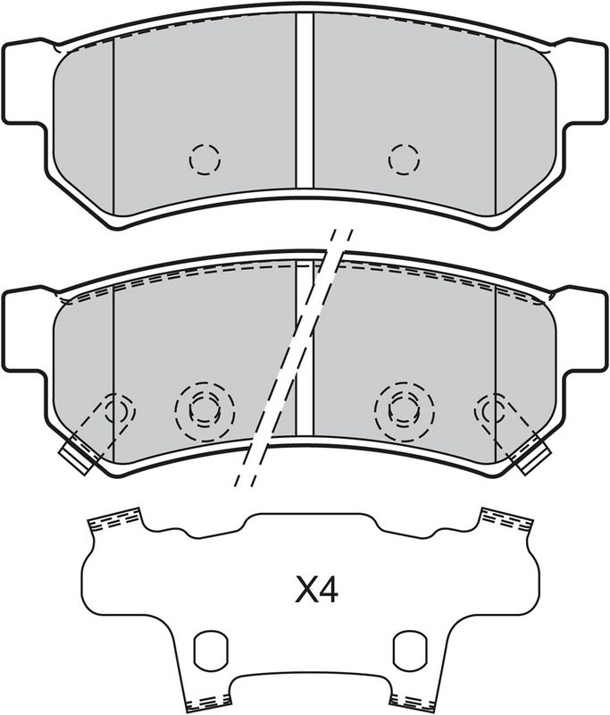 Juego de pastillas de freno