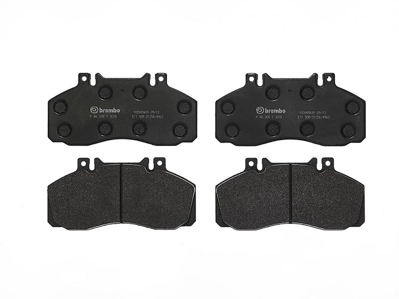 комплект спирачно феродо, дискови спирачки BREMBO