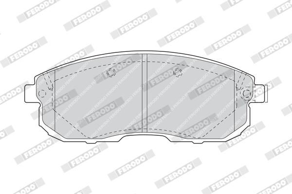FERODO FDB1559 Brake Pad Set, disc brake