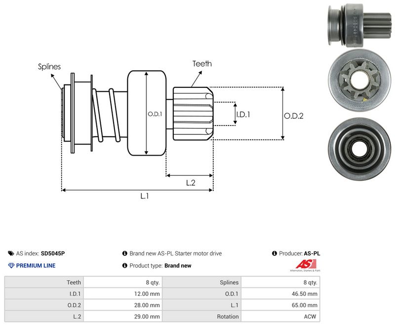 Vabajooks, starter, AS-PL SD5045P