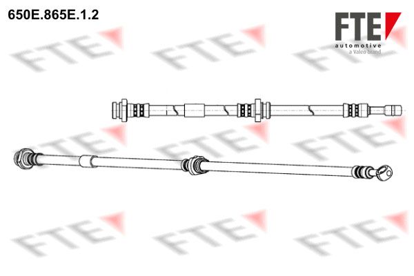 FTE fékcső 650E.865E.1.2