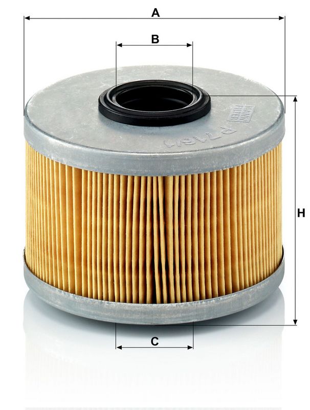 Kütusefilter, MANN-FILTER P 716, 1 x