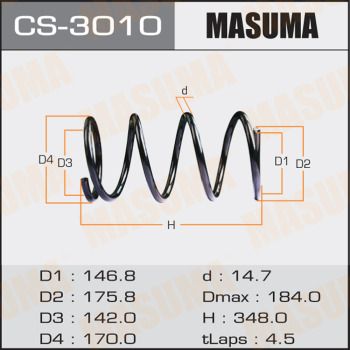 Ресора ходової частини, Masuma CS-3010