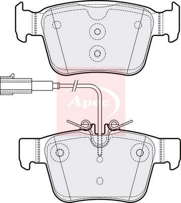 APEC Brake Pad Set, disc brake PAD2159