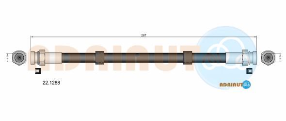 Гальмівний шланг, Adriauto 22.1288