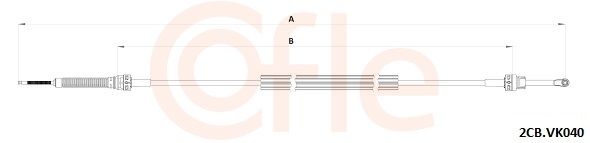 Тросовий привод, коробка передач, Cofle 92.2CB.VK040