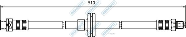 APEC Brake Hose BHO4121