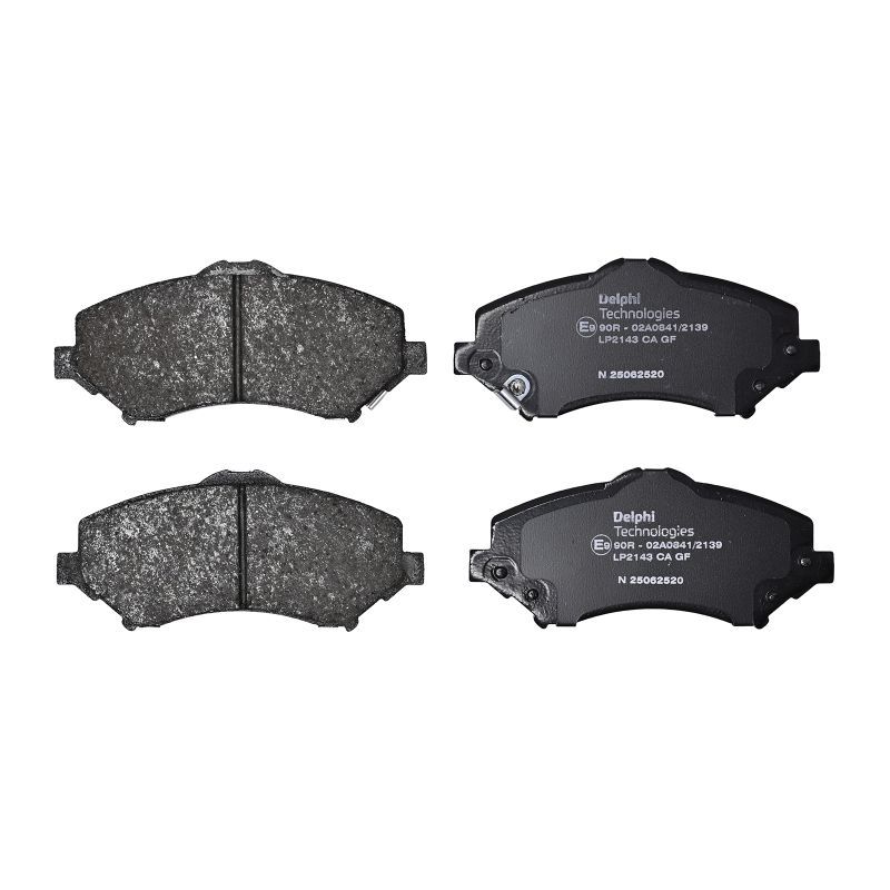 Sada brzdových destiček, kotoučová brzda LP2143