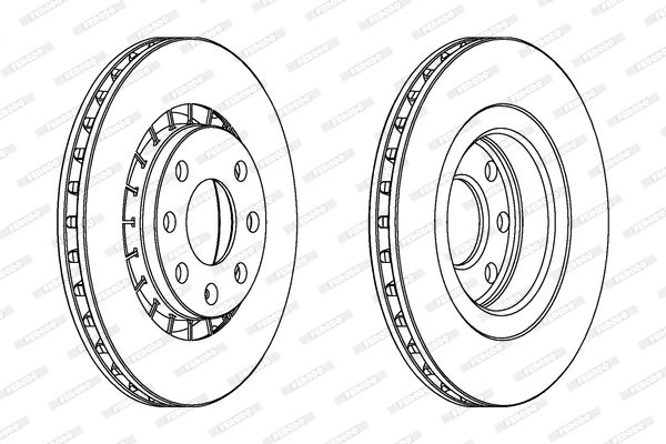 FERODO DDF206 Brake Disc