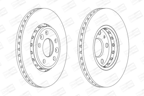 Гальмівний диск, Champion 562595