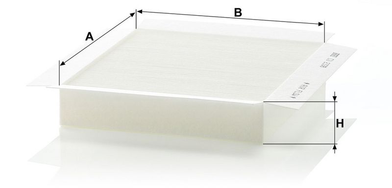 Filter, salongiõhk, MANN-FILTER CU 2338