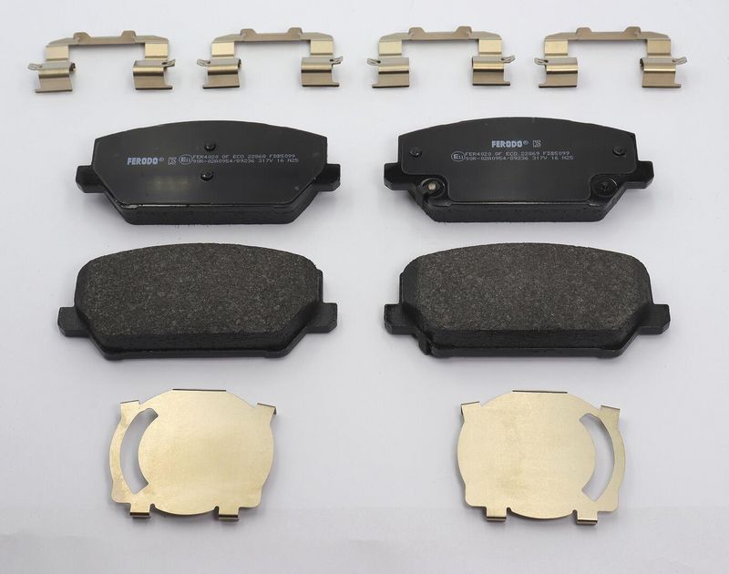 Bremsbelagsatz, Scheibenbremse