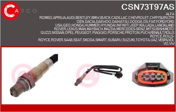 SONDA LAMBDA CASCO CSN73T97AS