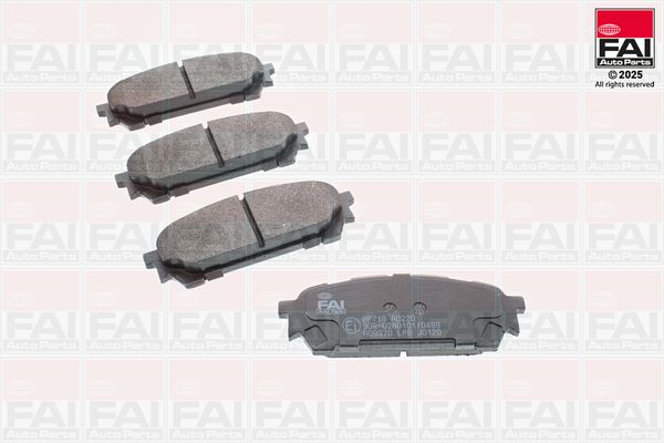 FAI AutoParts Stabdžių trinkelių rinkinys, diskinis stabdys