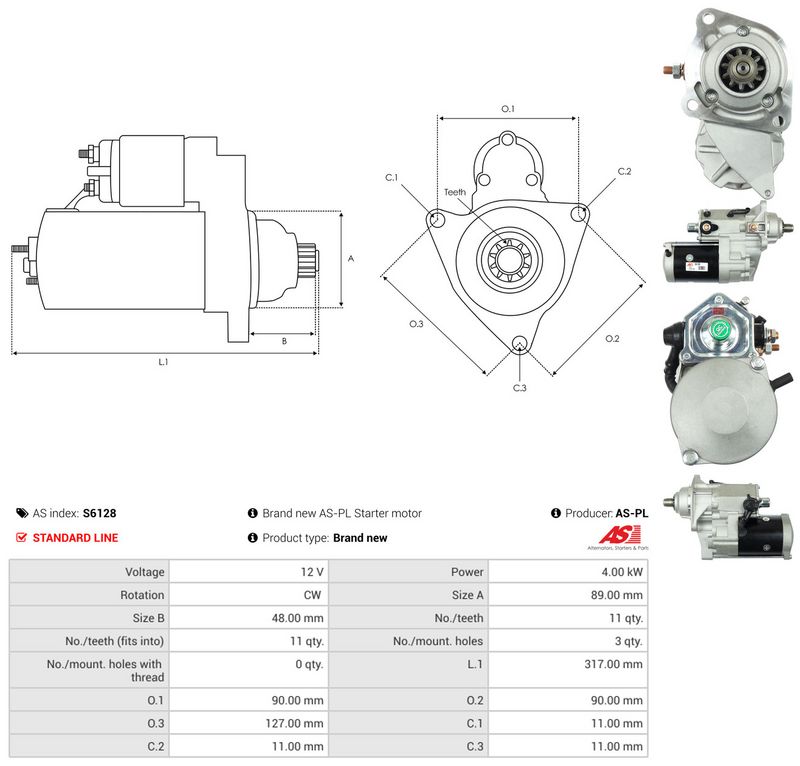 AS-PL S6128 Starter
