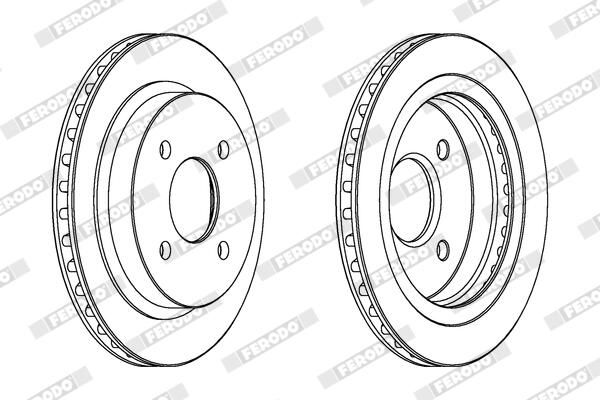 FERODO DDF479C Brake Disc