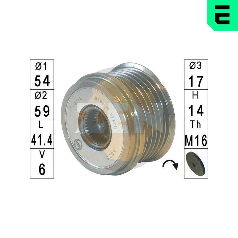 Механізм вільного ходу генератора, Era ZN5623