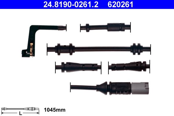 Конт. попер. сигналу, знос гальм. накл., Ate 24.8190-0261.2