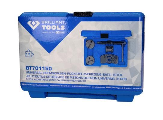 Pöörde-, tagasitõmbetööriistakomplekt, pidurisadulakolb, KS TOOLS BT701150