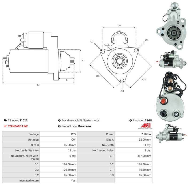 AS-PL S1026 Starter