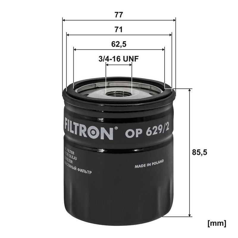 Õlifilter, FILTRON OP 629, 2