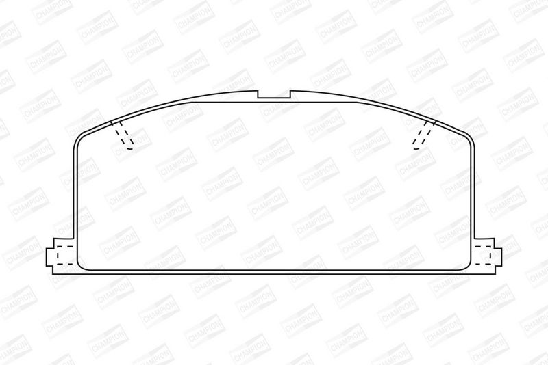 CHAMPION Plaquettes de frein à disque 572255CH