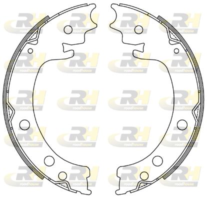 Комплект гальмівних колодок, стоянкове гальмо, Roadhouse 462900