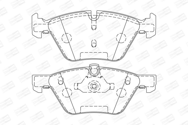CHAMPION Plaquettes de frein à disque 573151CH