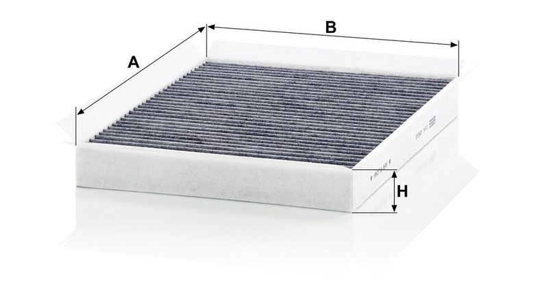 Filter, salongiõhk, MANN-FILTER CUK 2622