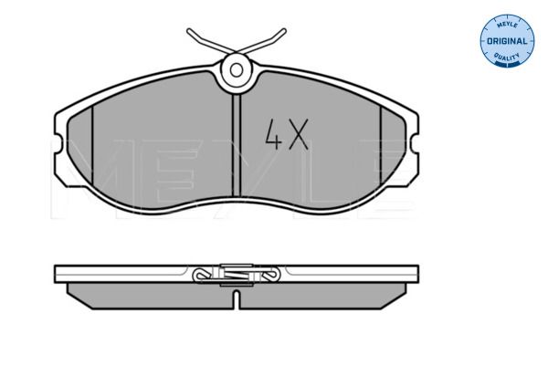 MEYLE 025 214 8115 Brake Pad Set, disc brake