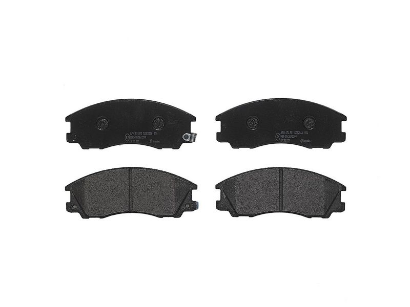 Piduriklotsi komplekt, ketaspidur, BREMBO P 30 017