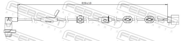 FEBEST 04606-012 Sensor, wheel speed