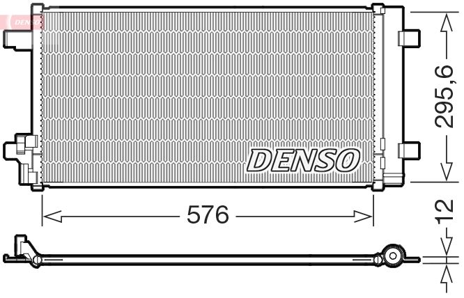 Конденсатор, система кондиціонування повітря, Denso DCN32069