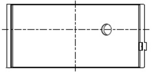 Juego de cojinetes de cabeza de la biela