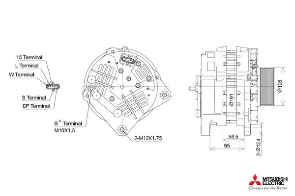 alternátor SCANIA, 24V/150A A009TU6499