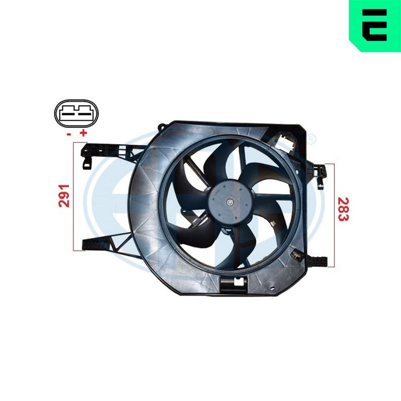 ERA ventilátor, motorhűtés 352142